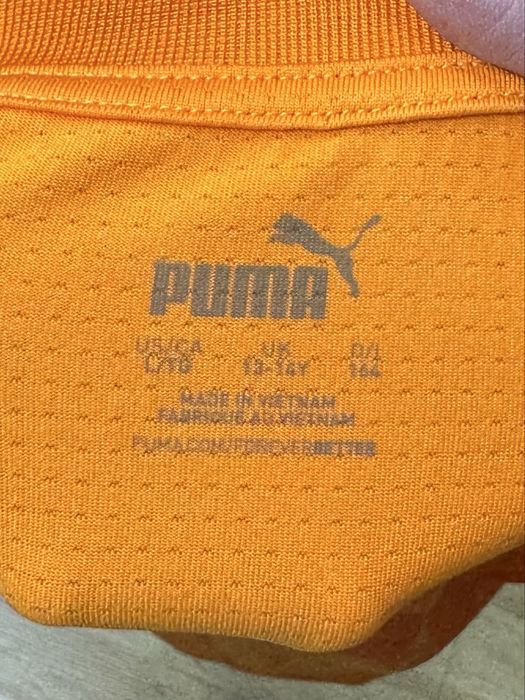 Puma Manchester City dry cell футболка 164 см 13-14 лет подростковая голубая, оранжевая