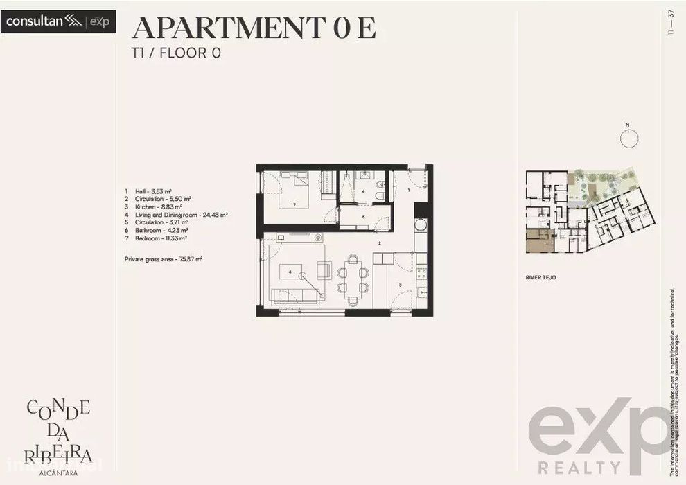 Apartamento T1 - Alcântara