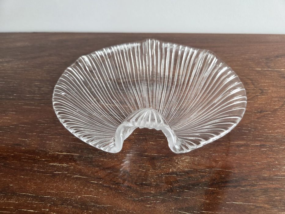 Taça concha vidro vintage
