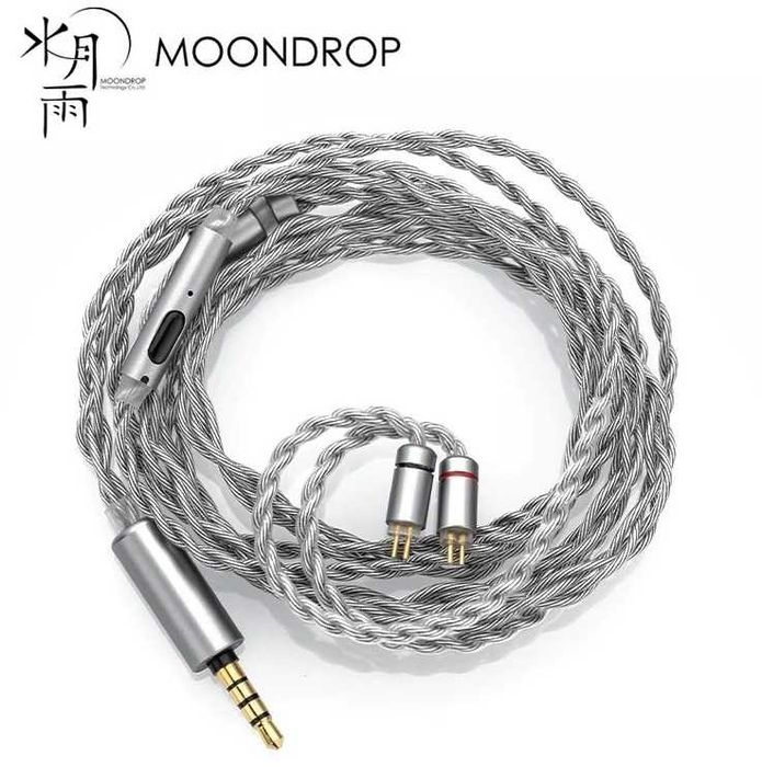 ‼️ Moondrop MC2 - кабель для наушников, с микрофоном (Jeck 3.5, 0.78)