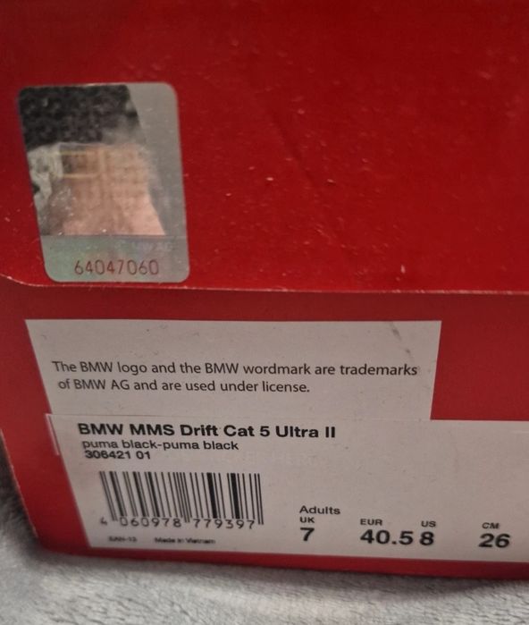 Buty puma BMW MMS draft cat 5 ultra II