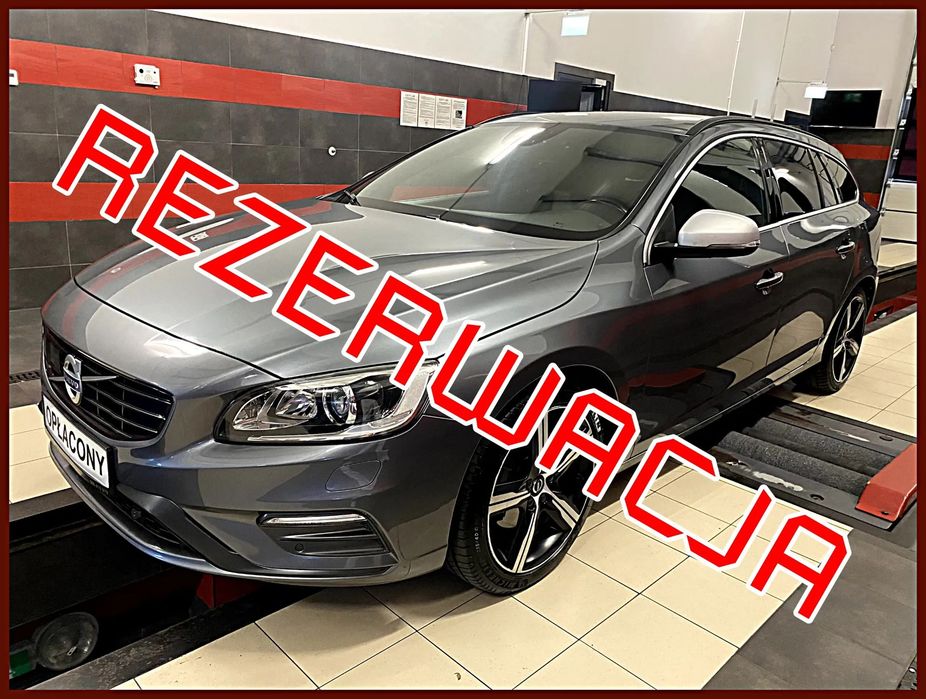 Volvo V60 r-design ledy bi-xenon czujniki parkowania podg.fotele/kierownica