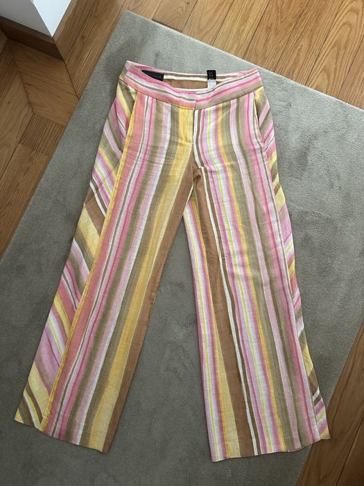 Calças às riscas ZARA