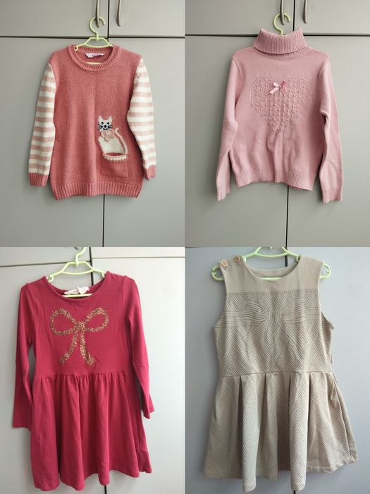 Лот 4 5 років плаття H&M кофта туніка светр гольф сукня Robinzone паке