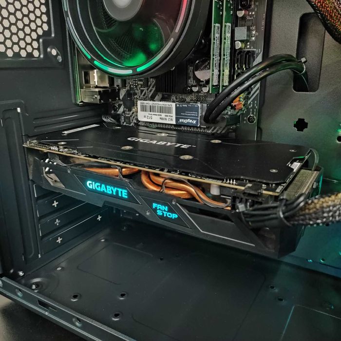 Игровой Компютер ПК Intel i7, RX 470 4GB, 16GB DDR3 new, SSD 512G NVMe