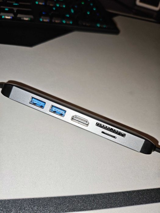 USB-хаб WIWU Alpha 521H Grey