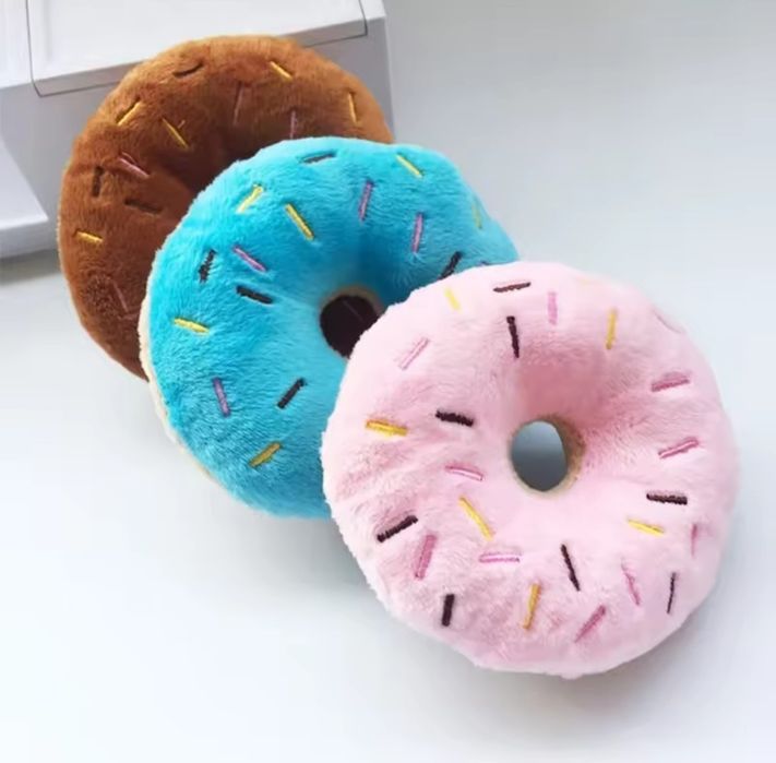 пончик мягкая игрушка 3 цвета donut