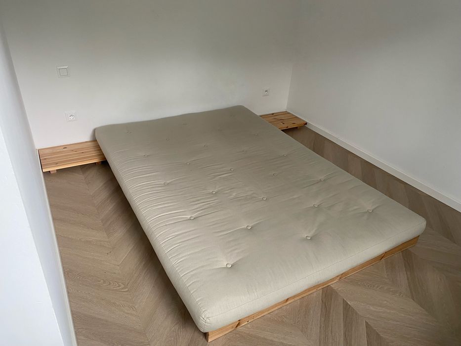 Komplet japońskich stolików nocnych naturalnych DOCK Karup Design