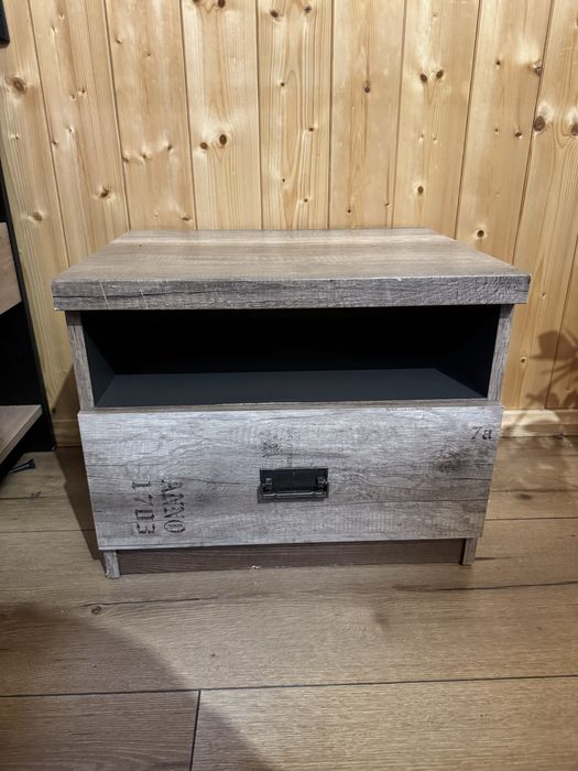 Zestaw mebli Black Red White MALCOLM