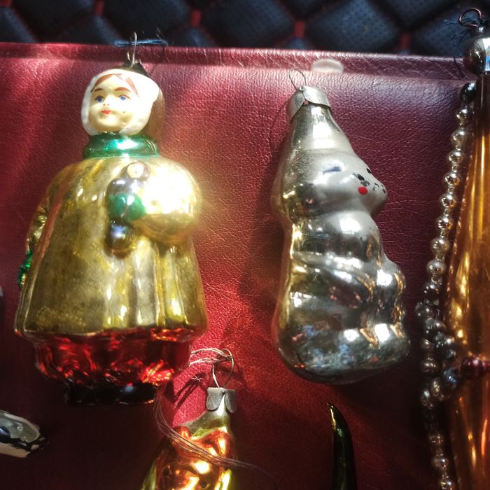 Ёлочные игрушки для ёлки стекло