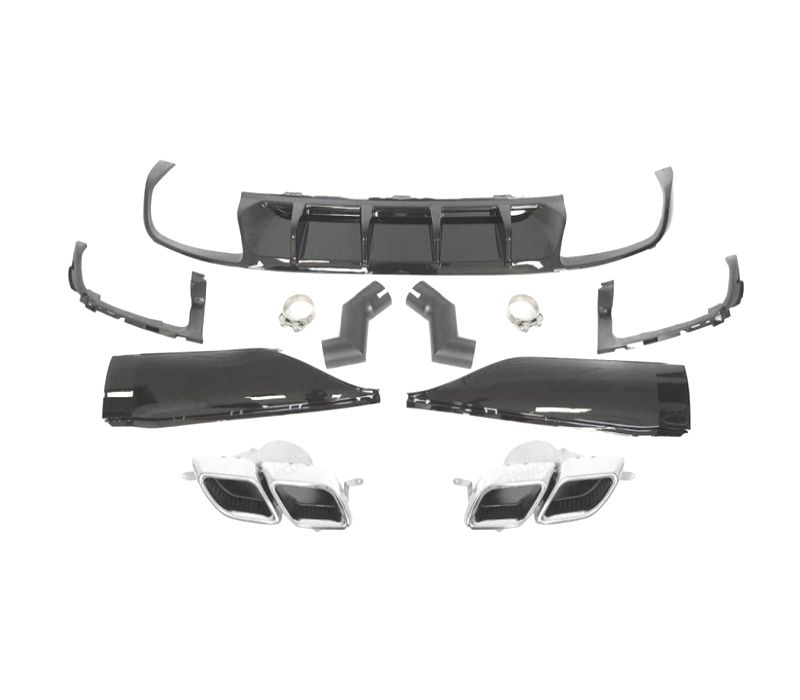 DIFUSOR VOLKSWAGEN ARTEON 20-24 LOOK R NEGRO BRILHO
