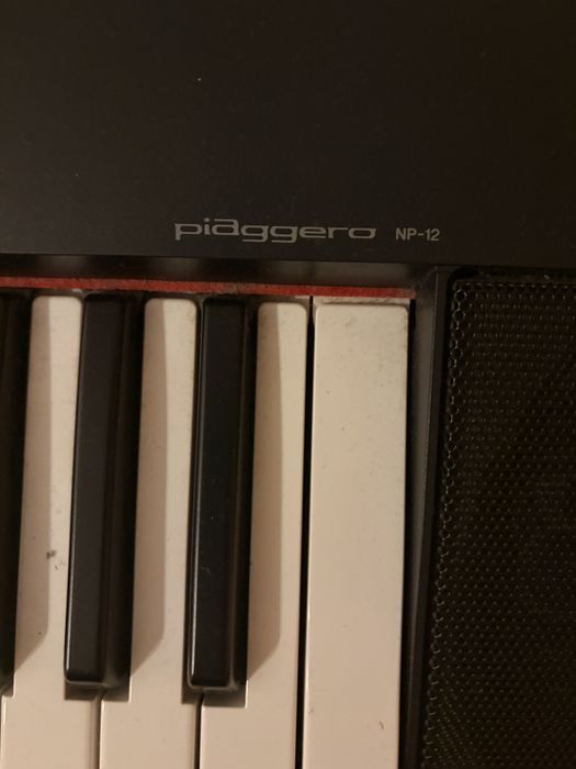 Piano Yamaha Piaggero Np 12 Black Como Novo