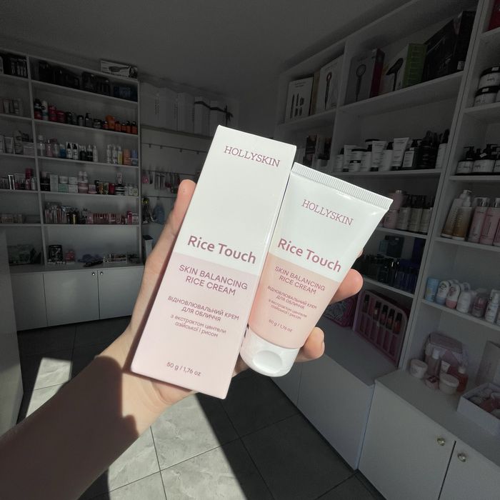Відновлювальний крем для обличчя HOLLYSKIN Rice Touch (центела + рис), 50 мл