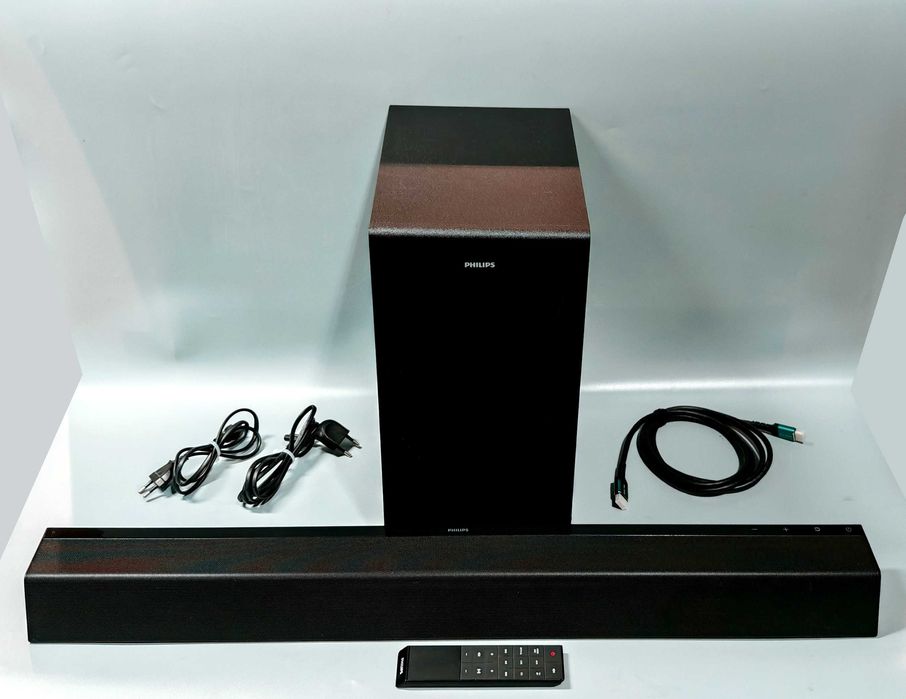 Soundbar 2.1 PHILIPS TAB7305/10 Bluetooth Subwoofer 300W HDMI ARC BT !