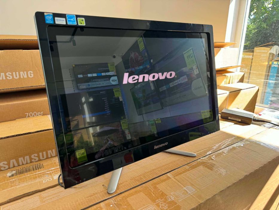Komputer All in One AiO Lenovo C540 Intel G2030 500GB 4GB RAM Windows 11 dotykowa matryca 23" DVD