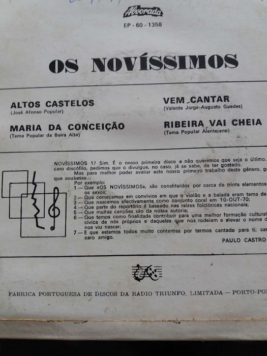 Disco de vinil antigo