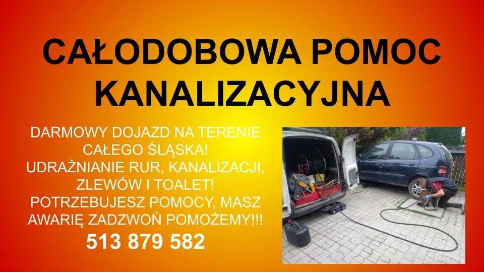Udrażnianie zator Hydraulik pomoc kanalizacyjna zatkana rura