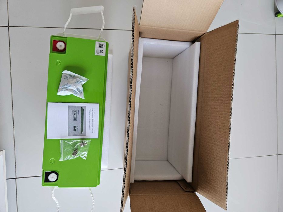 Magazyn Energii Anenji | 24V 100Ah 2,56 kWh | BMS 100A | Akumulator | LiFePO4 | Bluetooth | NOWY