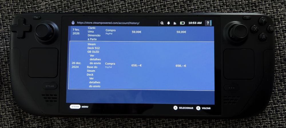 Steam Deck 512GB Oled