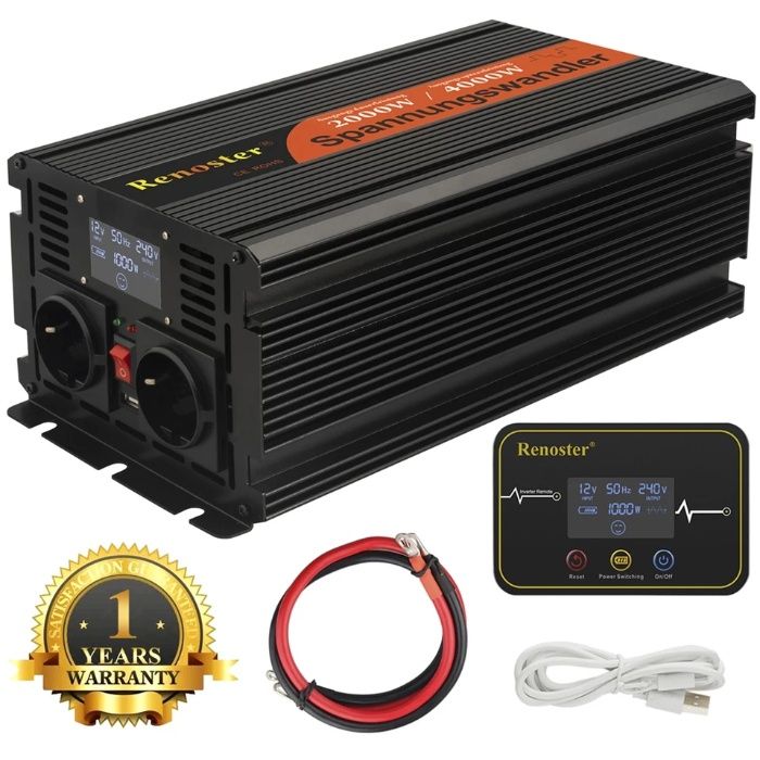 Conversor 12v-24V para 220v / 2000W-4000W