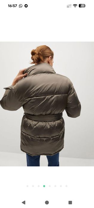 Пуховик Mango 38 розміру
