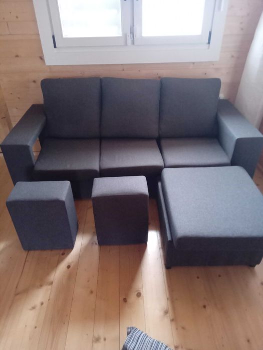 sofa 4 lugares em excelente estado