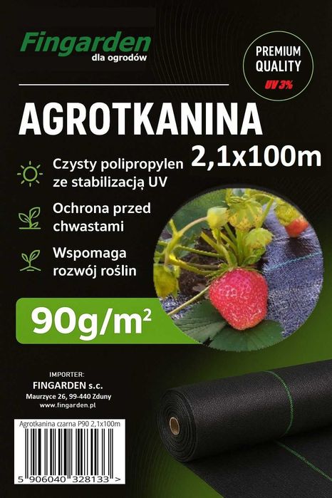 Agrotkanina czarna P90 2,1x100m