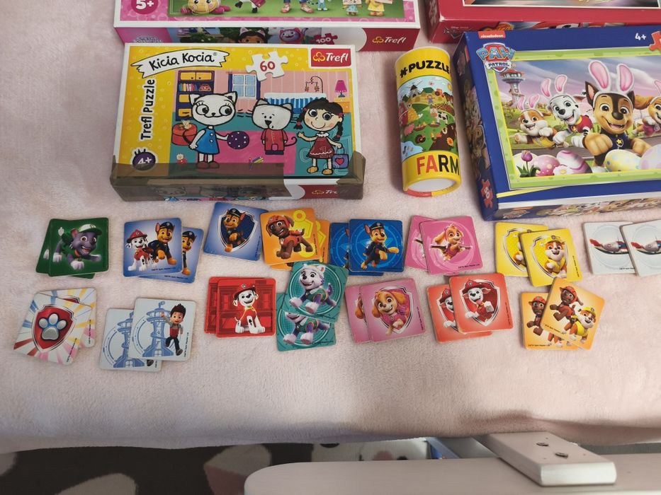 Różne Puzzle wiek 4/5 lat