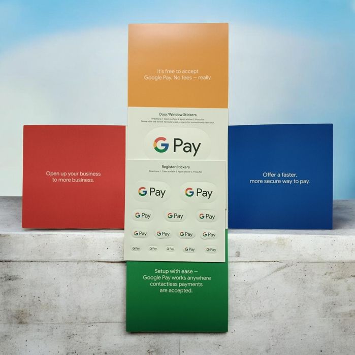 Naklejki Google Pay
