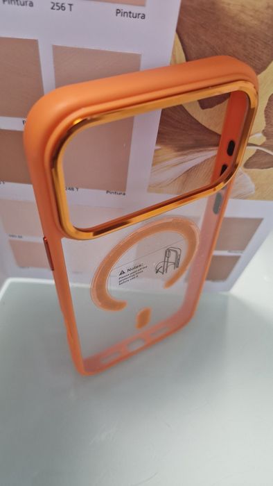 Metallic Magsafe Case do Iphone 17 Pro Pomarańczowy