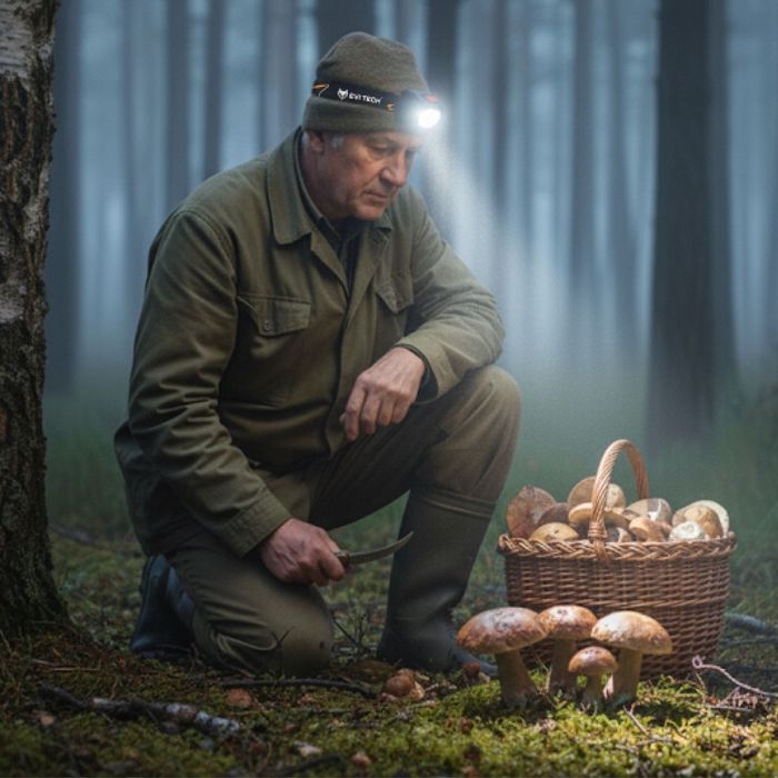 Latarka Czołowa Led Akumulator Czołówka Mocna Wodoodporna Lampa Usb-c