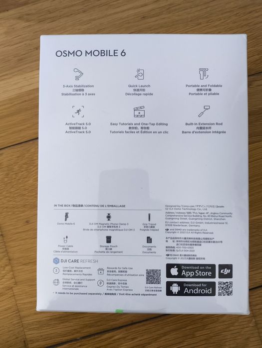Estabilizador Gimball OSMO Mobile 6 Novo, Nunca Usado