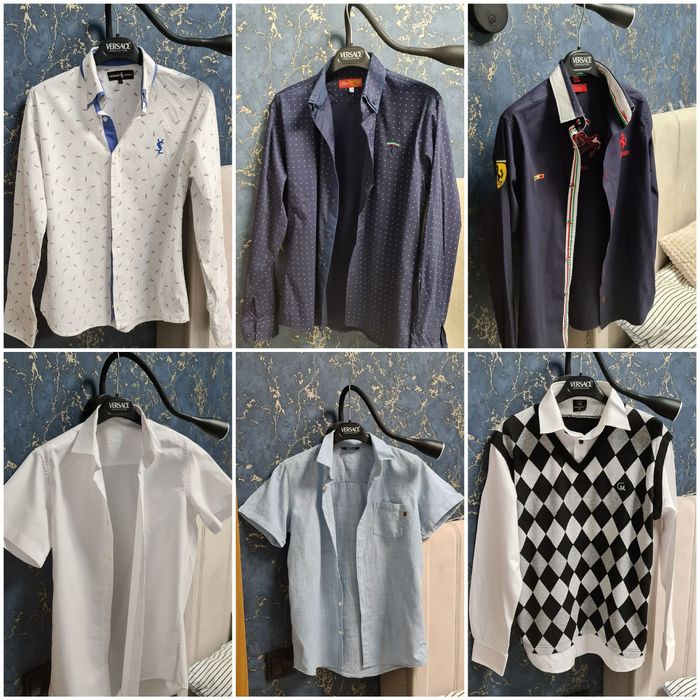 Рубашка поло  в школу 152-164