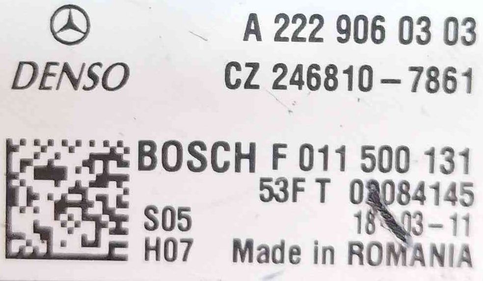 Resistência da Chauffage / Sofagem a2229060303 - MERCEDES-BENZ A-CLASS
