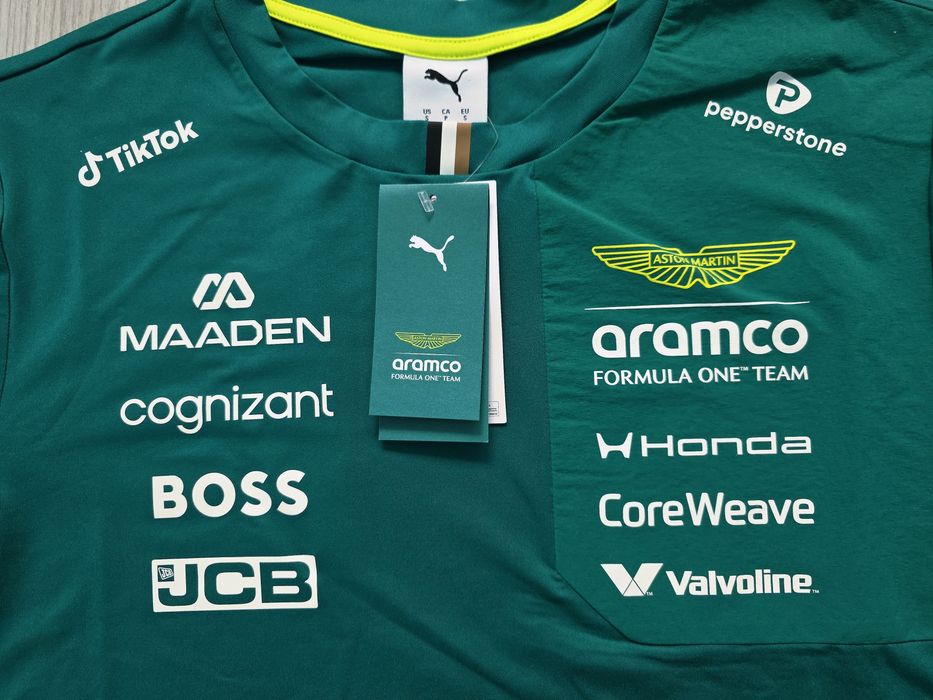 Aston Martin Formula One Team 2026, koszulka Puma F1, Alonso, Stroll