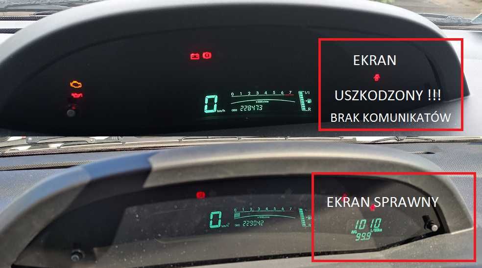 Zegary  Toyota  Yaris 1- Yaris 2 -  NAPRAWA - WROCŁAW