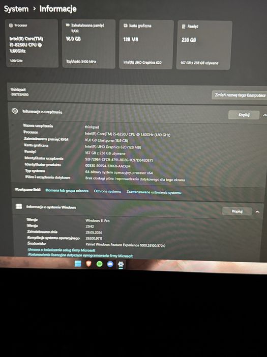Thinkpad L480 OPIS !