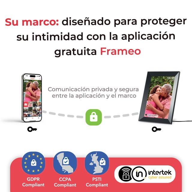 10.1 дюймова цифрова сенсорна фоторамка Frame we o