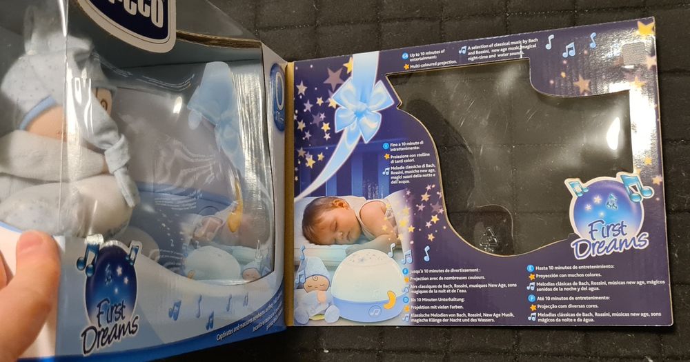 Chicco projektor gwiazdek niebieski