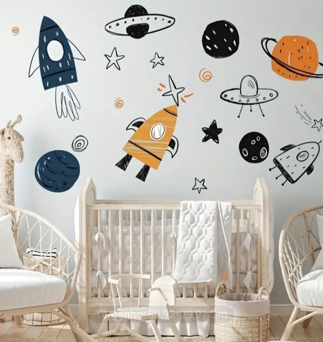 Autocolates parede Espaço