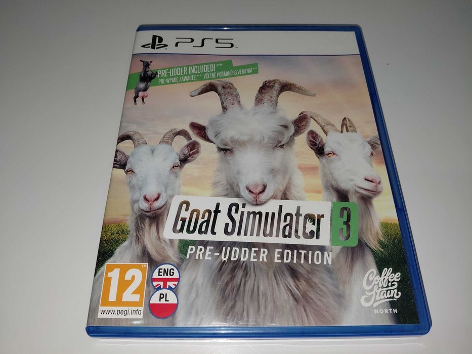ps5 GOAT SIMULATOR 3 SYMULATOR KOZY 3 po polsku na płycie polska okład