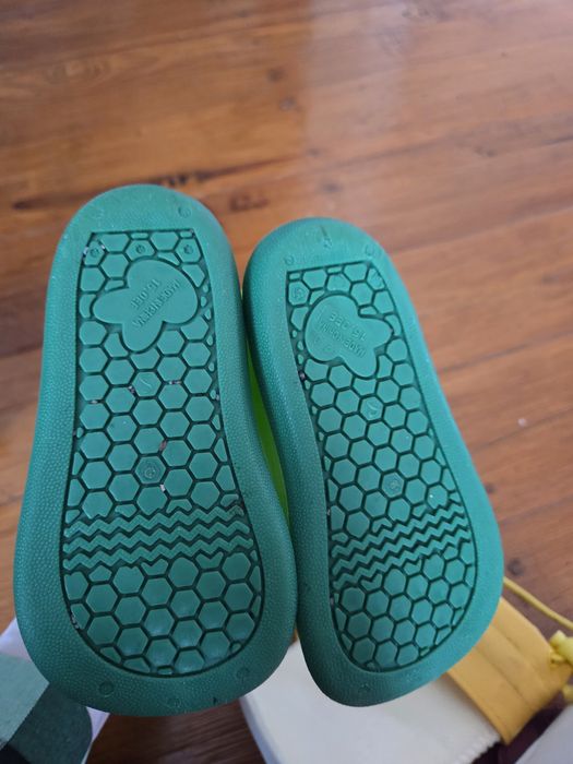 Гумові черевики 15 см босоноге анатомічні