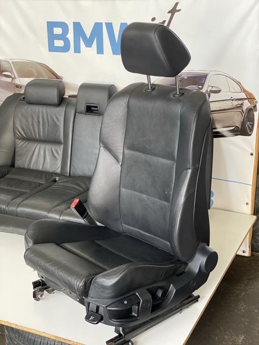 Салон BMW E60 E61 Рекаро Сидіння Чорний Шкіряний Салон Седан Універсал