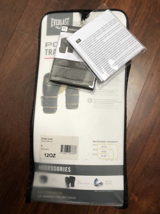 Luvas boxe powerlock da Everlast