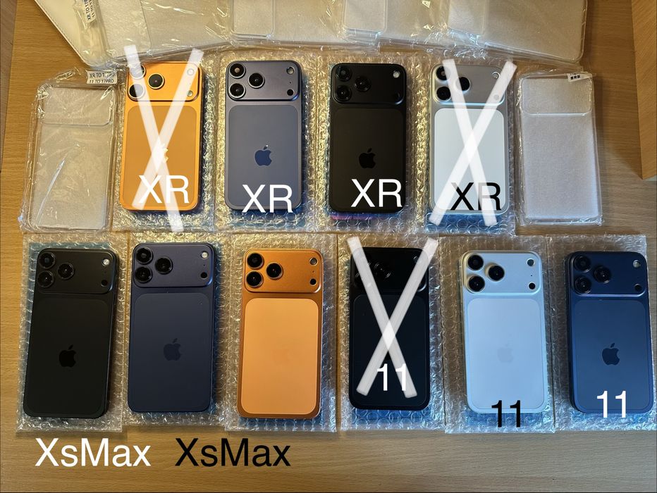  Корпус на Iphone Xr 11 Xsm в виде 18 PRO 17 Pro