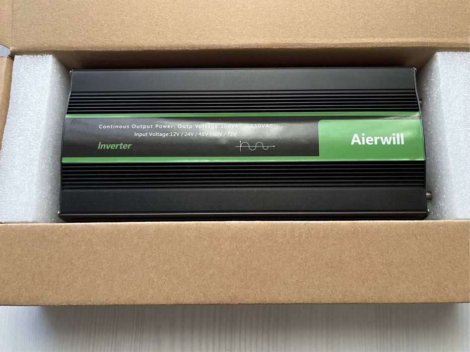 Інвертор для відключення світла. Aierwill 1600w чиста сінусоїда 50Гц