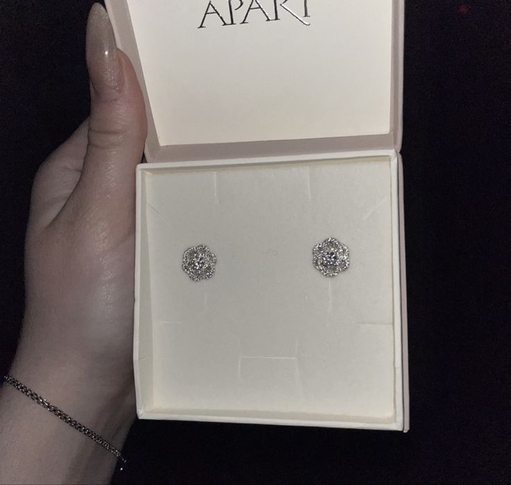 Сережки срібні Apart
