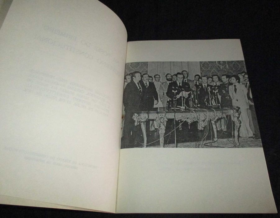 Livro Na Posse do Primeiro Governo Constitucional