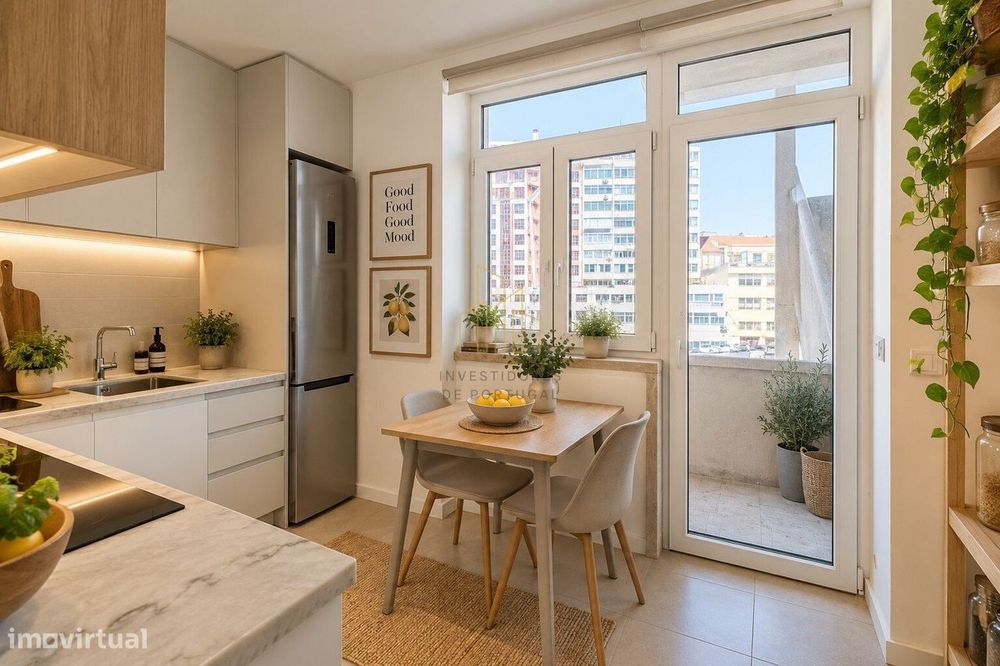Apartamento T4 Remodelado em Campolide