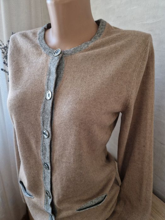 Светер бежевий шовк+ вовна